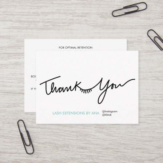 Sterk, 3,5 x 2,5-inch Visitekaartje (Voorkant / Achterkant in situ)