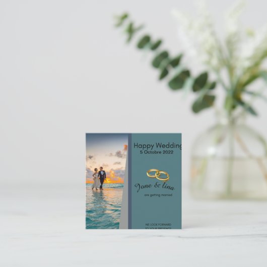 Sterk, 3,5 x 2,5-inch Visitekaartje (Staand voorkant)