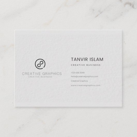 Sterk, 3,5 x 2,5-inch Visitekaartje (Achterkant)