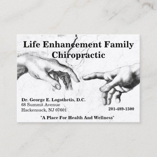 Sterk, 3,5 x 2,5-inch Visitekaartje (Voorkant)