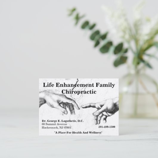 Sterk, 3,5 x 2,5-inch Visitekaartje (Staand voorkant)