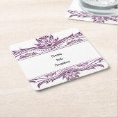 Sterk, 3,5 x 2,5-inch Visitekaartje Kartonnen Onderzetters (Schuin)