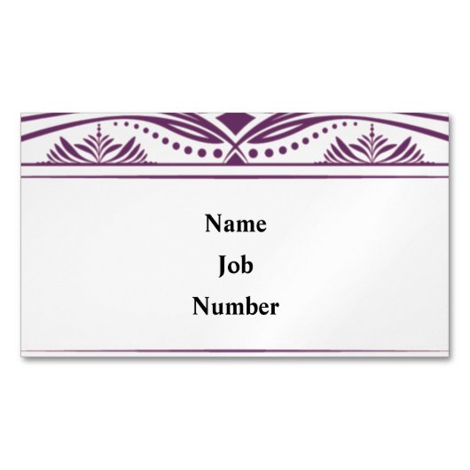 Sterk, 3,5 x 2,5-inch Visitekaartje Magnetisch Visitekaartje (Voorkant)