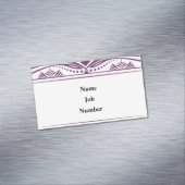 Sterk, 3,5 x 2,5-inch Visitekaartje Magnetisch Visitekaartje (Voorbeeld)