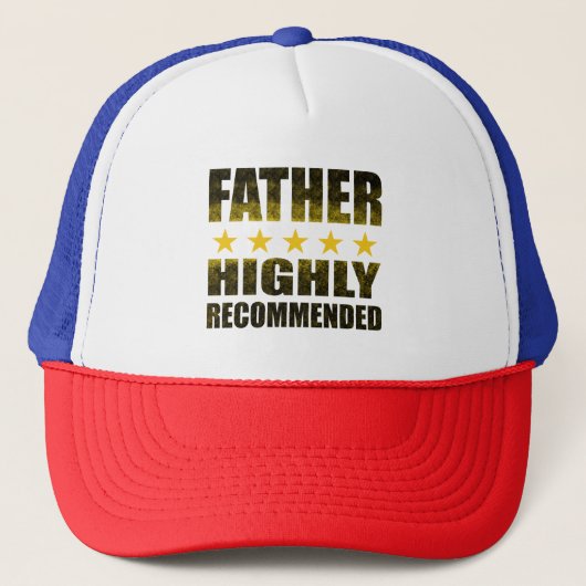 Sterk aanbevolen 5-sterren vader trucker pet (Voorkant)