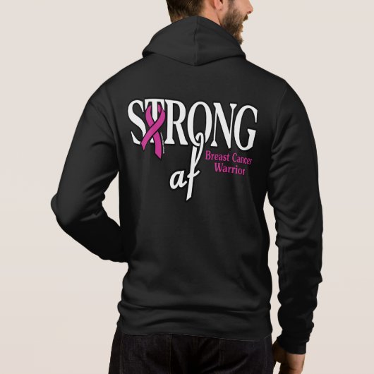 STERK af...Borstkanker Hoodie (Achterkant)