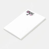 STERK af...Borstkanker Post-it® Notes (Schuin)