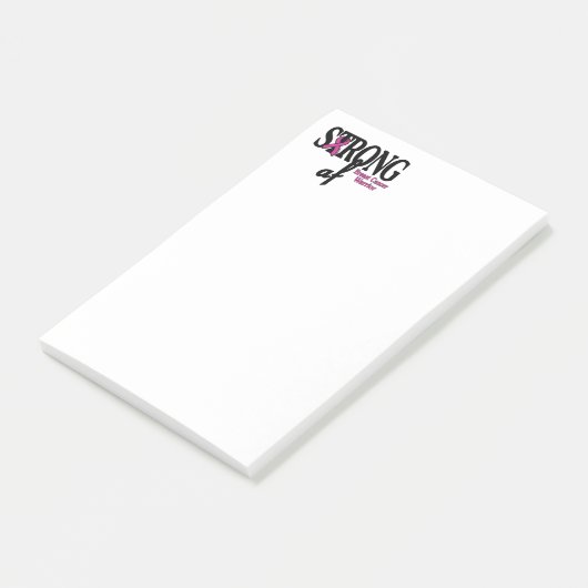 STERK af...Borstkanker Post-it® Notes (Schuin)
