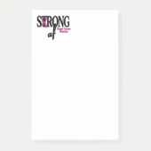 STERK af...Borstkanker Post-it® Notes (Voorkant)