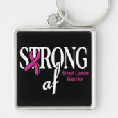 STERK af...Borstkanker Sleutelhanger (Voorkant)