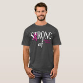 STERK af...Borstkanker T-shirt (Voorkant volledig)