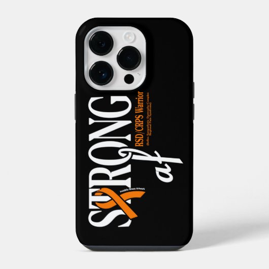 STERK af...RSD/CRPS iPhone Hoesje (Achterkant)
