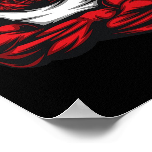 Sterk als Bull Bodybuilding Poster (Hoek)