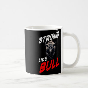Sterk als Bull Powerlifting Bodybuilding Gym Koffiemok