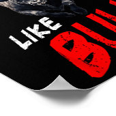 Sterk als Bull Powerlifting Bodybuilding Gym Poster (Hoek)