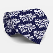 Sterk als Bull-Stropdas Stropdas (Opgerold)