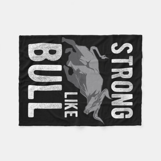 Sterk als een Bull Powerlift Bodybuilding 2 Fleece Deken (Voorkant (Horizontaal))