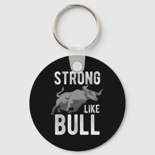 Sterk als een Bull Powerlift Bodybuilding 2 Sleutelhanger