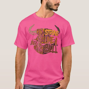 Sterk als een bull Powerlift Bodybuilding T-shirt
