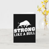 Sterk als een Bull Powerlifting Bodybuilding 9 Kaart (Gele Bloem)