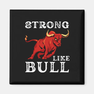 Sterk als een Bull Weight Powerlifting bodybuildin Magneet