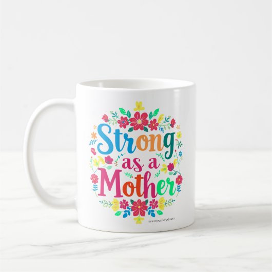 STERK ALS EEN MOEDER COFFEMOK KOFFIEMOK (Links)