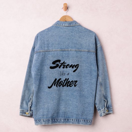 Sterk als een moeder denim jacket (Hangar)