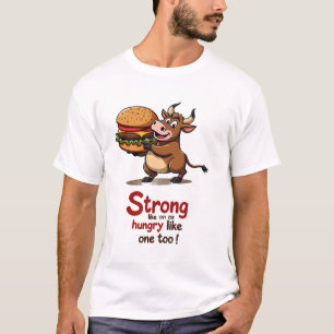 Sterk als een Os Burger T-shirt