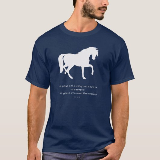 Sterk als een paard t-shirt (Voorkant)