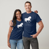 Sterk als een paard t-shirt (Unisex)