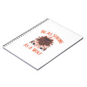 Sterk als een wolf notitieboek (Linkerzijde)