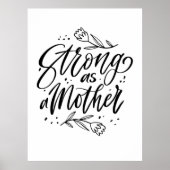 Sterk als moeder poster (Voorkant)