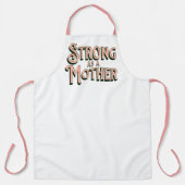 Sterk als Moeder Schort (Voorkant)