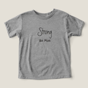 Sterk Als Moeder T-Shirt