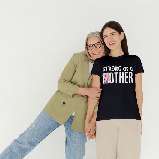 Sterk als moeder t-shirt