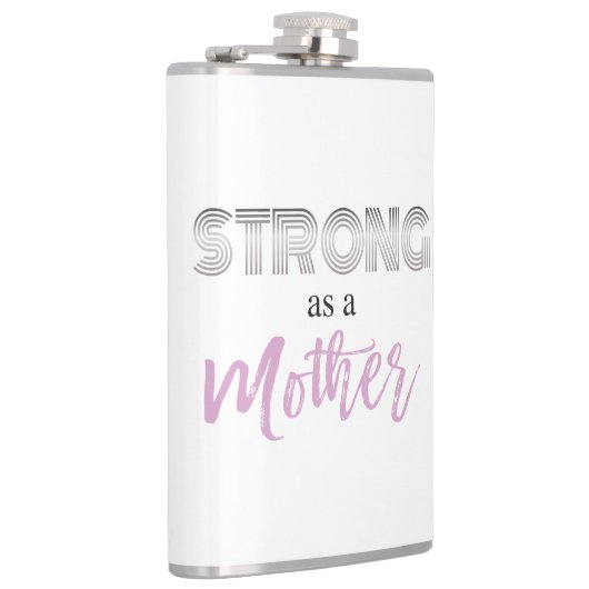 Sterk als Moederdag-gift-fles Heupfles (Rechts)