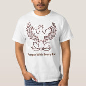 Sterk bij elke opkomst - Phoenix Nurse Design T-shirt (Voorkant)