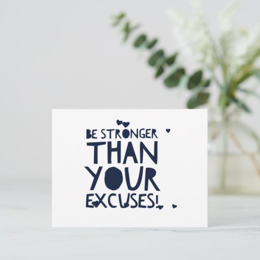 sterk briefkaart (Staand voorkant)