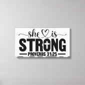 Sterk Canvas Afdruk (Voorkant)