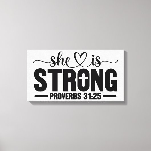 Sterk Canvas Afdruk (Voorkant)