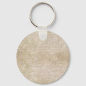 Sterk, dapper, onbevreesd citaat met bijbelvers sleutelhanger (Achterkant)