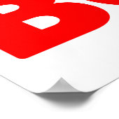 Sterk denkkrachtig lichaam poster (Hoek)