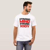 Sterk denkkrachtig lichaam t-shirt (Voorkant volledig)