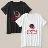 STERK ÉÉN Sip per Koffie Grote Maat T-shirt