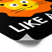 Sterk en dapper als een leeuw poster (Hoek)