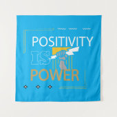 Sterk en gemotiveerd design wandkleed (Voorkant)