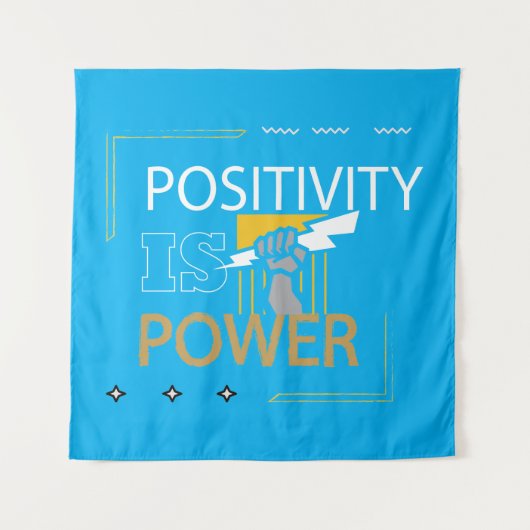 Sterk en gemotiveerd design wandkleed (Voorkant)