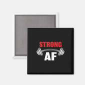 Sterk en grappig fitness en workout magneet (Voorkant / Achterkant)