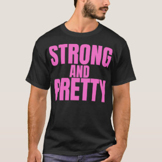STERK EN  in roze letters T-shirt