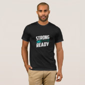 Sterk en Klaar - Gym T-Shirt (Voorkant volledig)